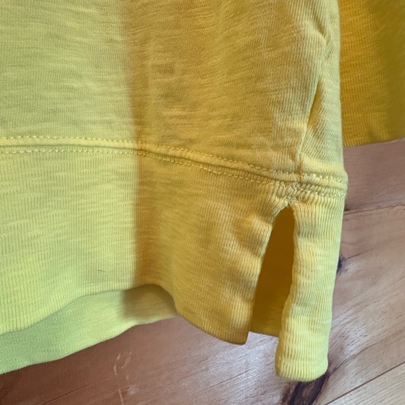 J. Crew Yellow Long Sleeve Relaxed Blouse size Medium - Picture 3 of 8